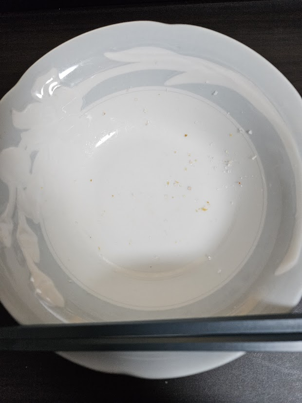 完食した皿