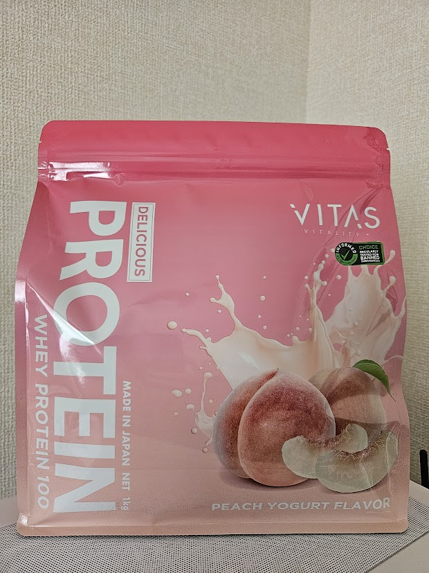 vitas ピーチヨーグルト風味の実物