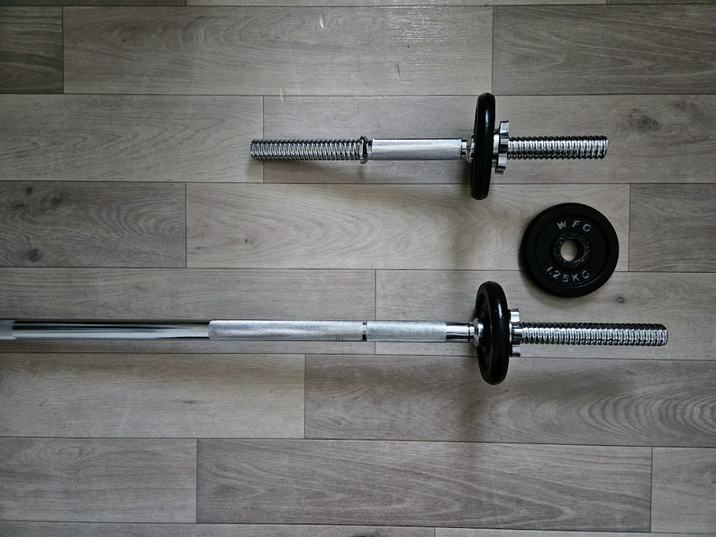 バーベルシャフトにはめ込む